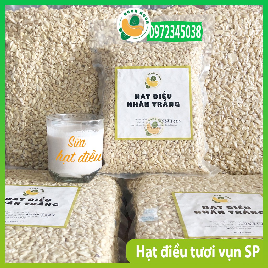 1kg Hạt điều tươi vụn SP