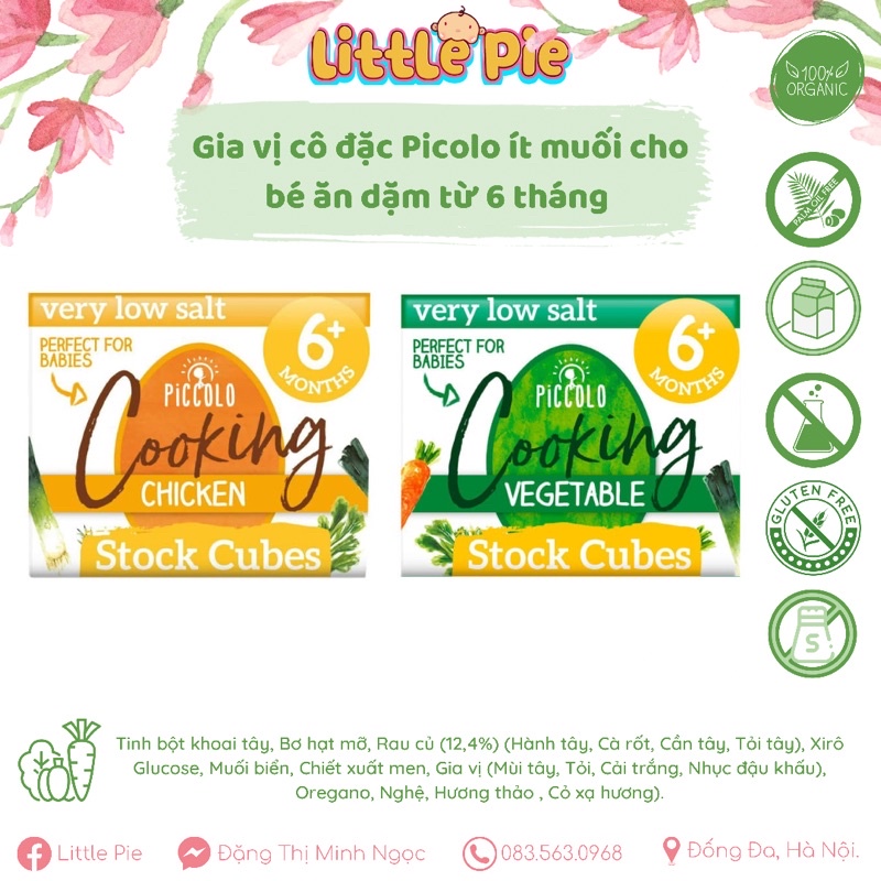 GIA VỊ CÔ ĐẶC TỪ NƯỚC HẦM CHO BÉ TỪ 6 THÁNG ĂN DẶM PICOLO CỦA ANH - Date t9/2022