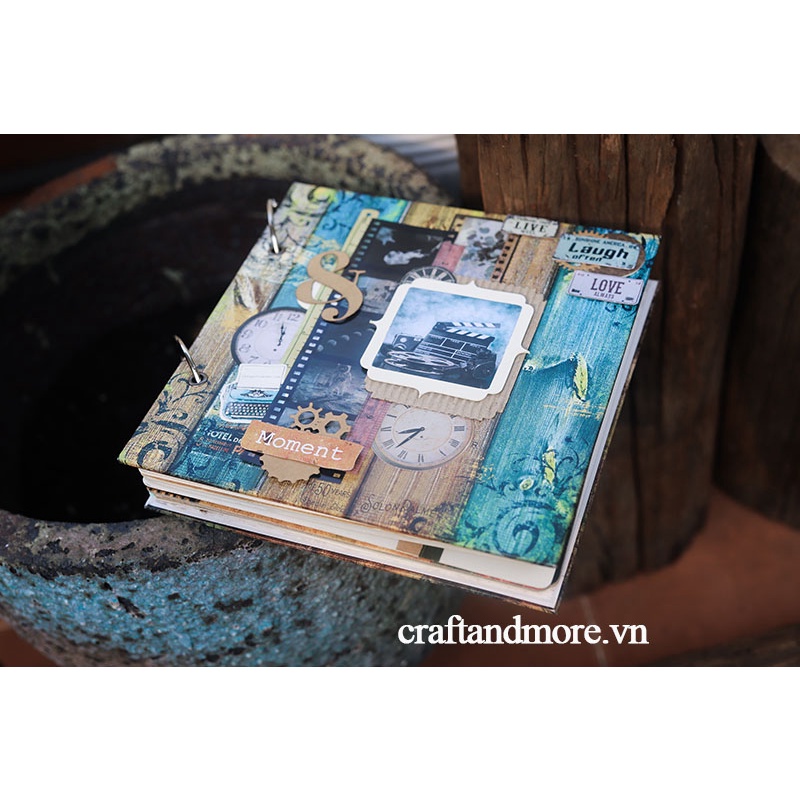 Scrapbook album ảnh handmade Film de Paris