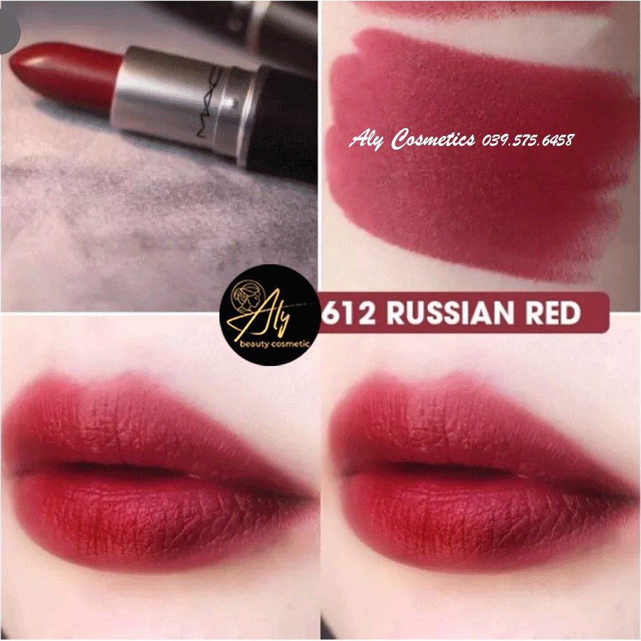 [CHUẨN AUTH 100%] Son Russian Red 612 Matte Lipstick ĐỎ CỔ ĐIỂN