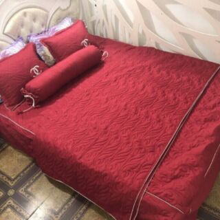 Chăn ga gối satin 1 màu