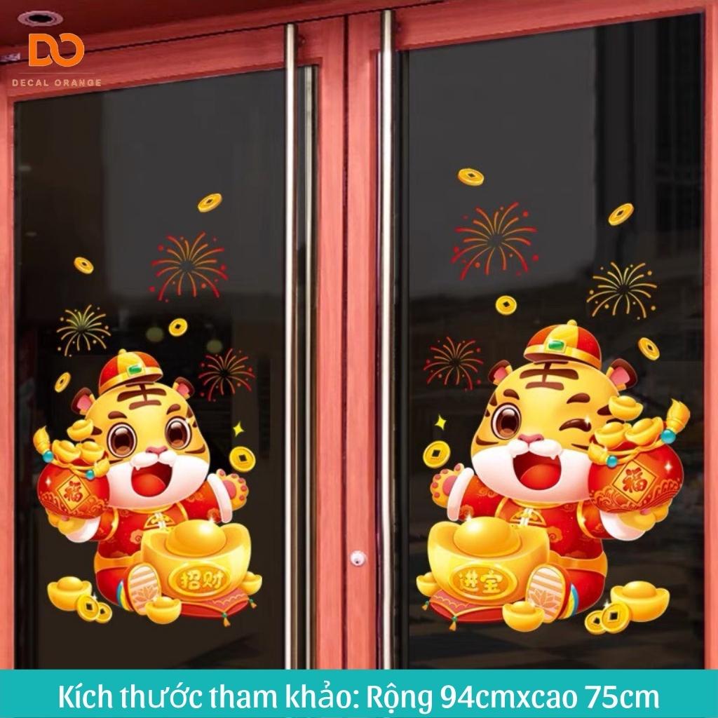 Decal tết 2022 trang trí cửa kính, tường | BigBuy360 - bigbuy360.vn