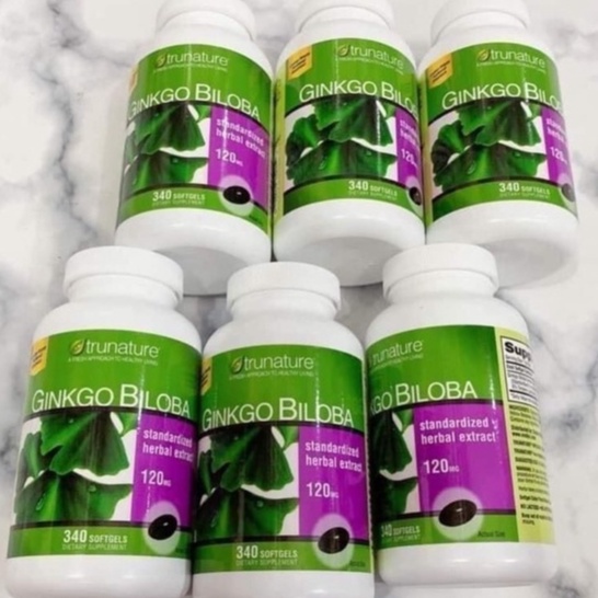 Viên uống bổ não Ginkgo Biloba 120mg lọ 340 viên của mỹ