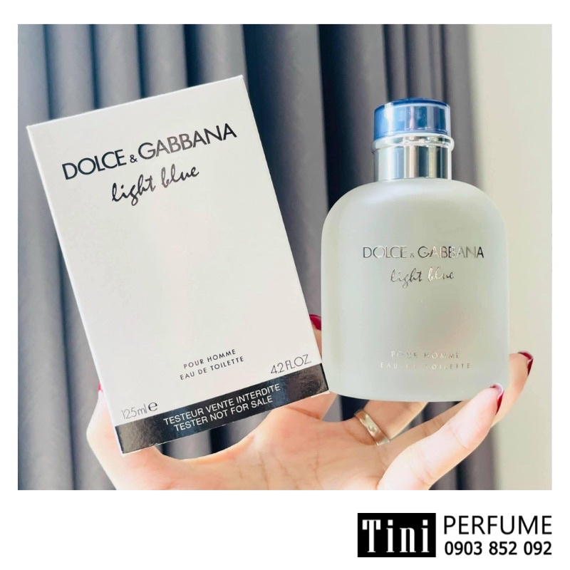 Nước hoa DG Light Blue Pour Homme edt tester 125ml