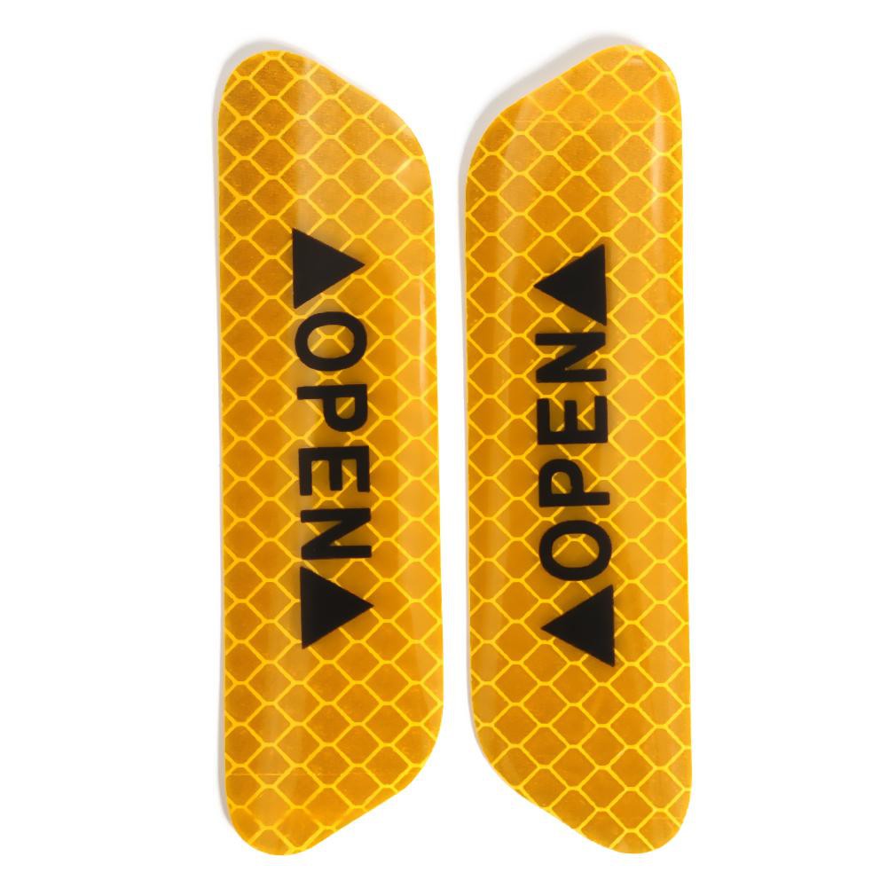 Bộ 4 Miếng Dán Phản Quang Cảnh Báo Cho Cửa Xe Hơi