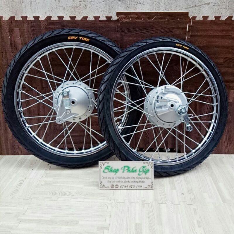 BÁNH CĂM WAVE,DEAM,CĂM đùm zin theo xe .NIỀNG SẮT HIỆU UNION TRƯỚC1.2 SAU 1.4 FULL VỎ RUỘT CRV 60/70 HÀNG NHƯ HÌNH.