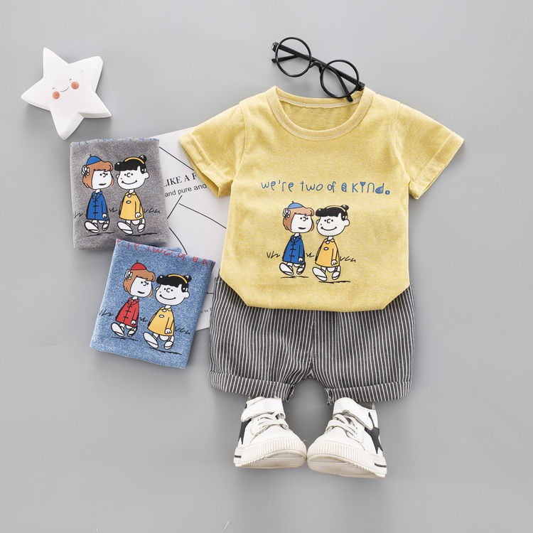 Thanh lý bộ quần áo cộc tay bé trai, bé gái size 8- 18kg