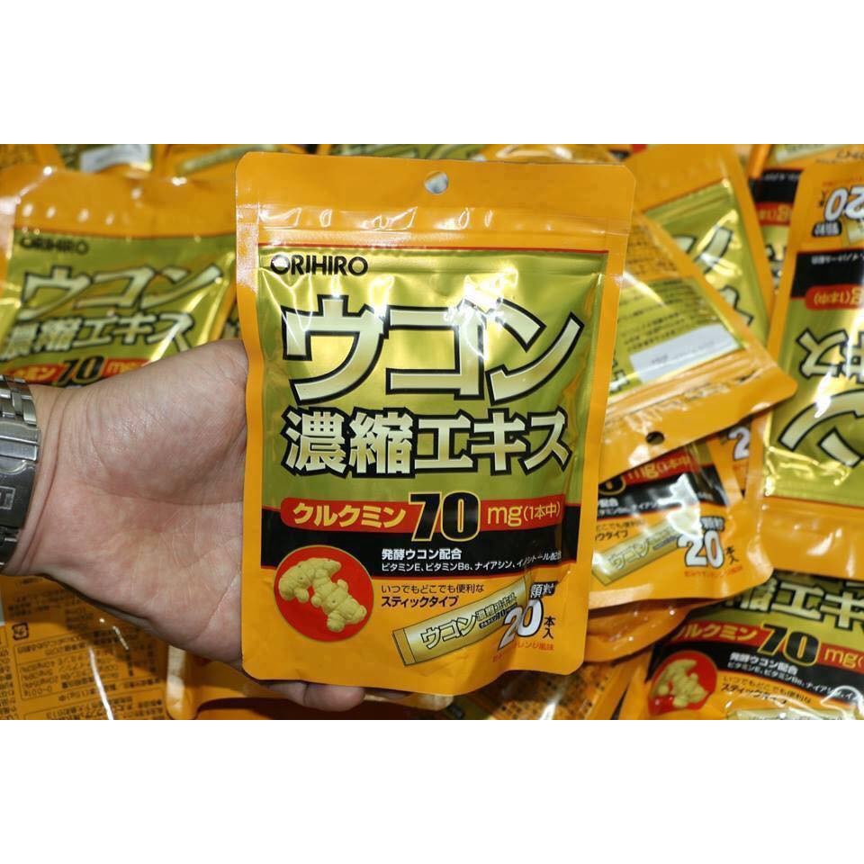 Bột nghệ Ukon Orihio túi 20 gói - Nội địa Nhật Bản