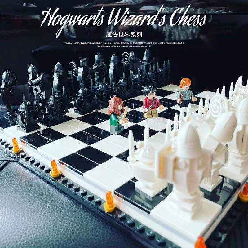 Đồ chơi Lắp ráp Mô hình 1028 Harry Potter Hogwarts wizard chess magic board FIT 76392