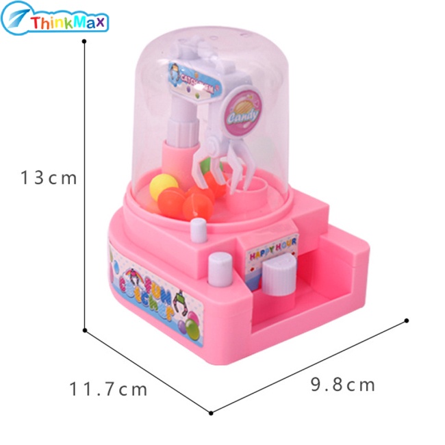 Thinkmax Đồ chơi trò chơi máy vuốt Mini/Máy lấy Bóng Kẹo/Quà tặng sinh nhật cho trẻ em