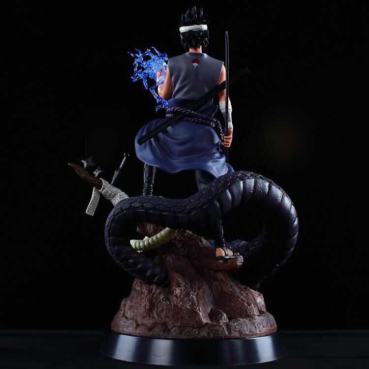 Mô hình Figure Naruto Shippuden Uchiha Sasuke Sharingan Katana Chidori Cực đẹp Cỡ lớn Siêu to - Kunder