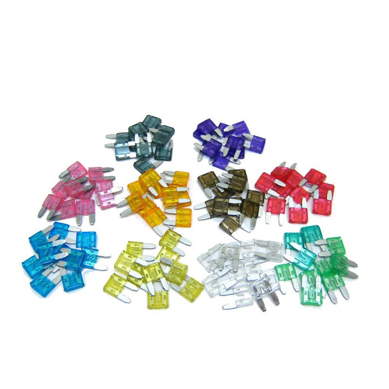 30 X Mixed Amp Mini Blade Fuses Car Motorbike Atm Auto