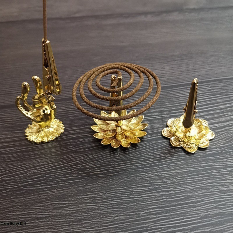 Đế cắm nhang vòng đặt hương cây dùng thắp hương để lư trầm