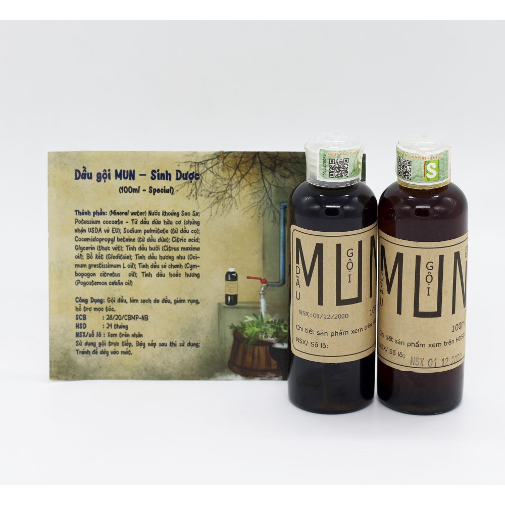 Dầu Gội Thảo Dược - MUN (100ml) | BigBuy360 - bigbuy360.vn