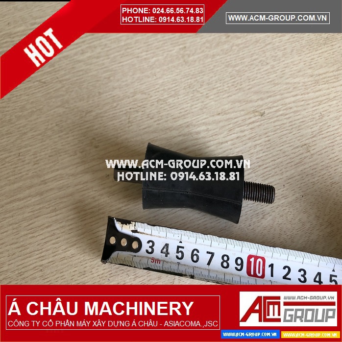 QUẢ CAO SU, KHỚP NỐI TY RUNG MÁY ĐẦM THƯỚC INOX