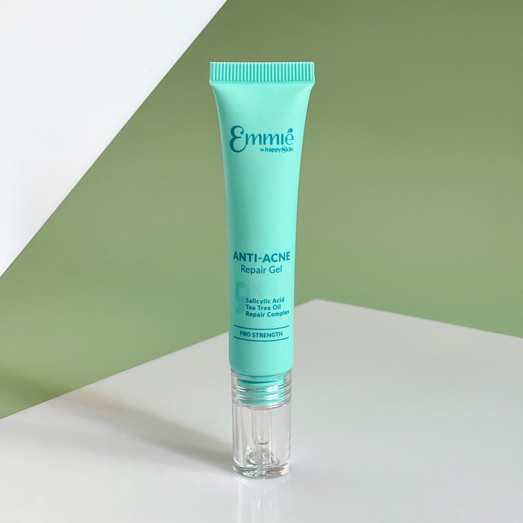 Gel giảm mụn Emmié By Happyskin Anti Acne Repair Gel Giảm Mụn Cấp Tốc 3 Tác Động 12ml
