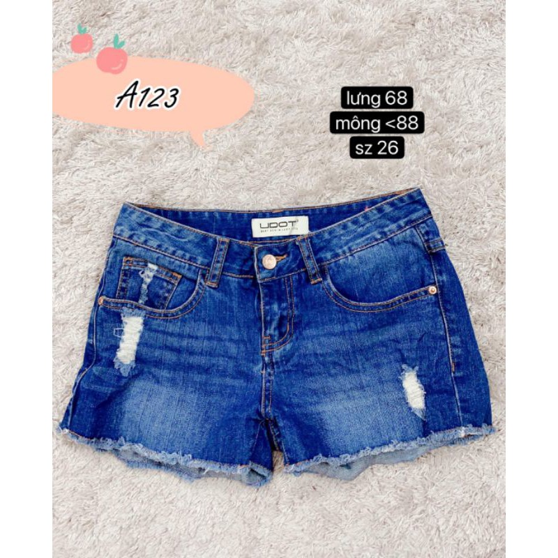 quần short jean size S. A123