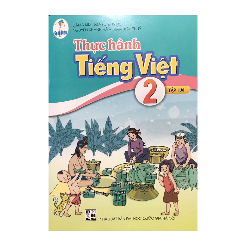 Sách Thực hành Tiếng Việt lớp 2 tập 2 ( Cánh diều ) + bán kèm 1 quyển tô màu 15k