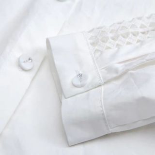 [ ORDER - ẢNH CUỐI THẬT] Áo sơ mi phối ren cách điệu