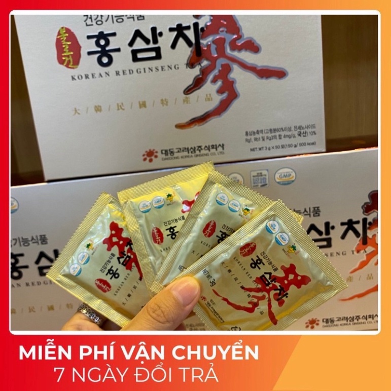 Trà Hồng Sâm Daedong Hàn Quốc Hộp 50 Gói, trumsihanghanquoc [ Hàng Mới Về ]