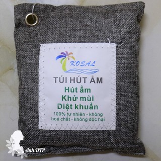 Túi than trắng (Kosal) khử mùi xe hơi, tủ lạnh, tủ giày