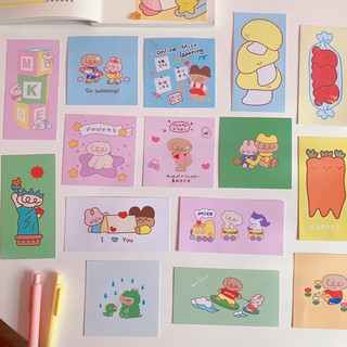 Combo set 35 món bullet journal dễ thương ( sticker, note, lomocard,...)
