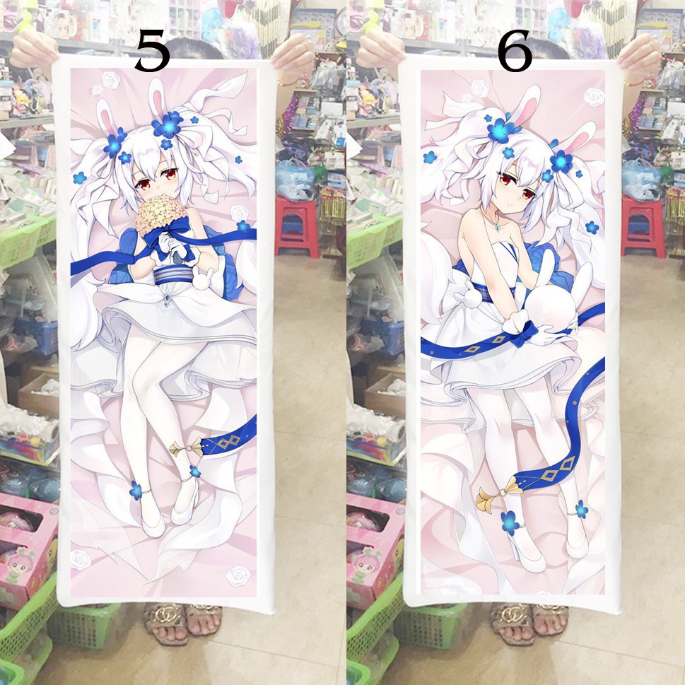 Gối ôm dài anime game Azur Lane 1m x 40cm (Tặng 1 poster hoặc 1 huy hiệu)