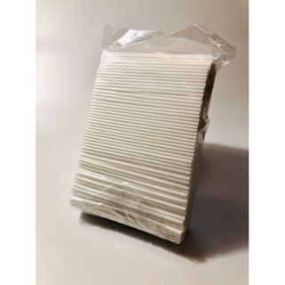 100 ống hút trắng phi 6