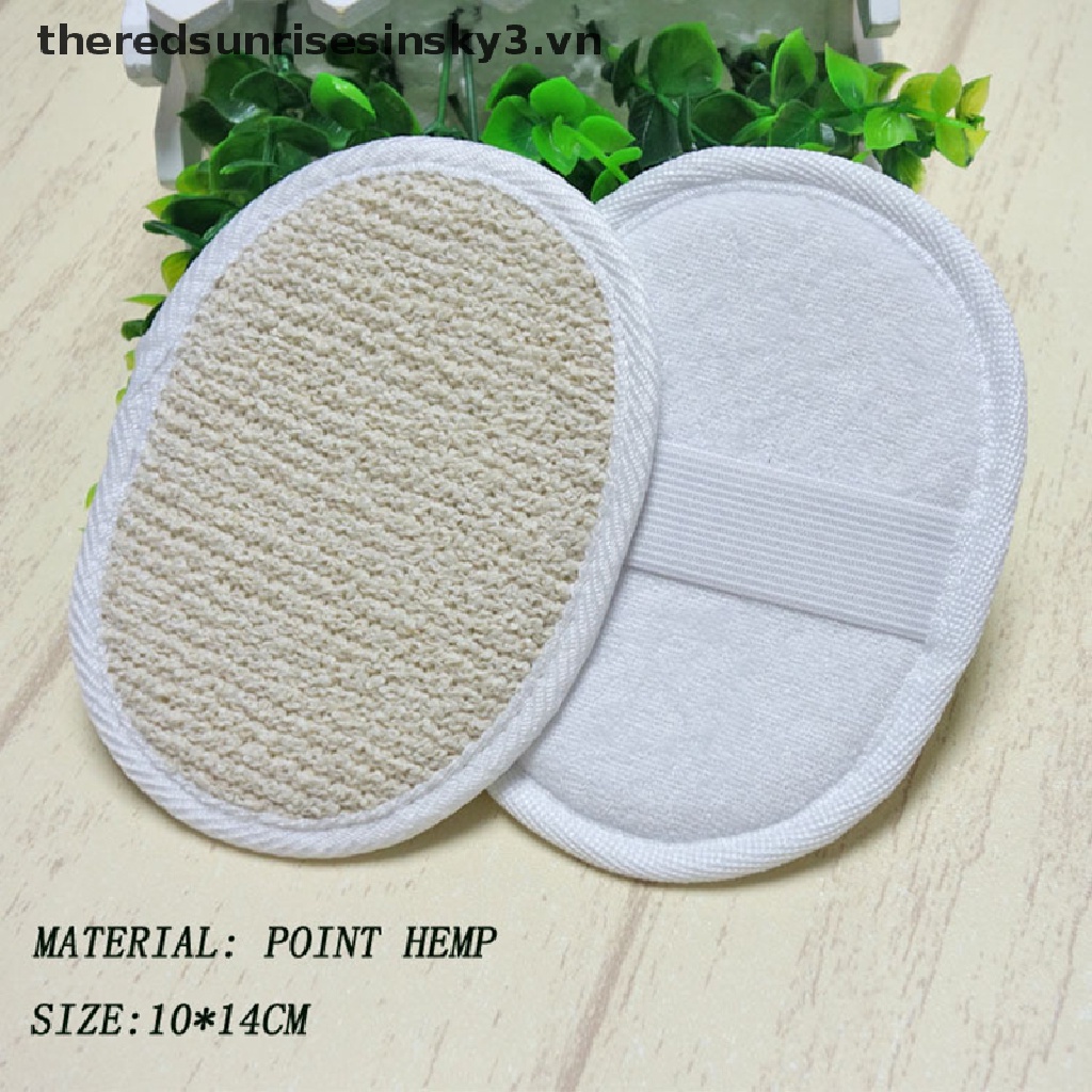 (Hàng Mới Về) Bông Tắm Sợi Cotton Tự Nhiên Tẩy Tế Bào Chết