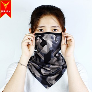 Khăn đa năng tam giác hở tai màu lính xám thấm hút mồ hôi -Khăn đa năng Jarvan II hở tai cao cấp