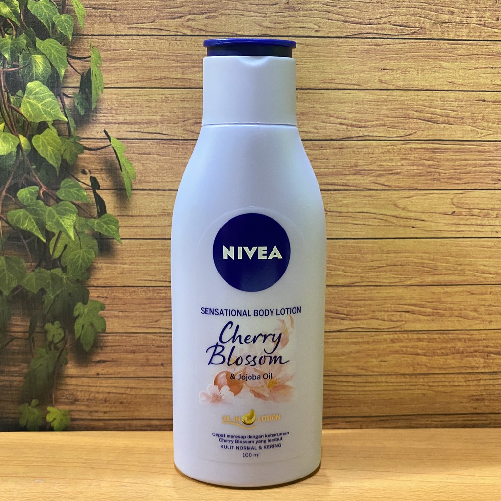 (hàng Mới Về) Sữa Dưỡng Thể Hoa Anh Đào Nivea Sensational 100ml