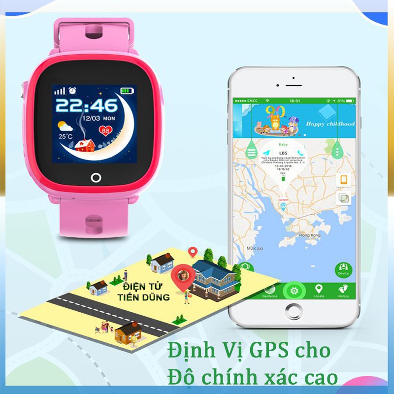 Đồng hồ định vị df31g nghe gọi cảm ứng camera chạy gps chính xác tuyệt đối