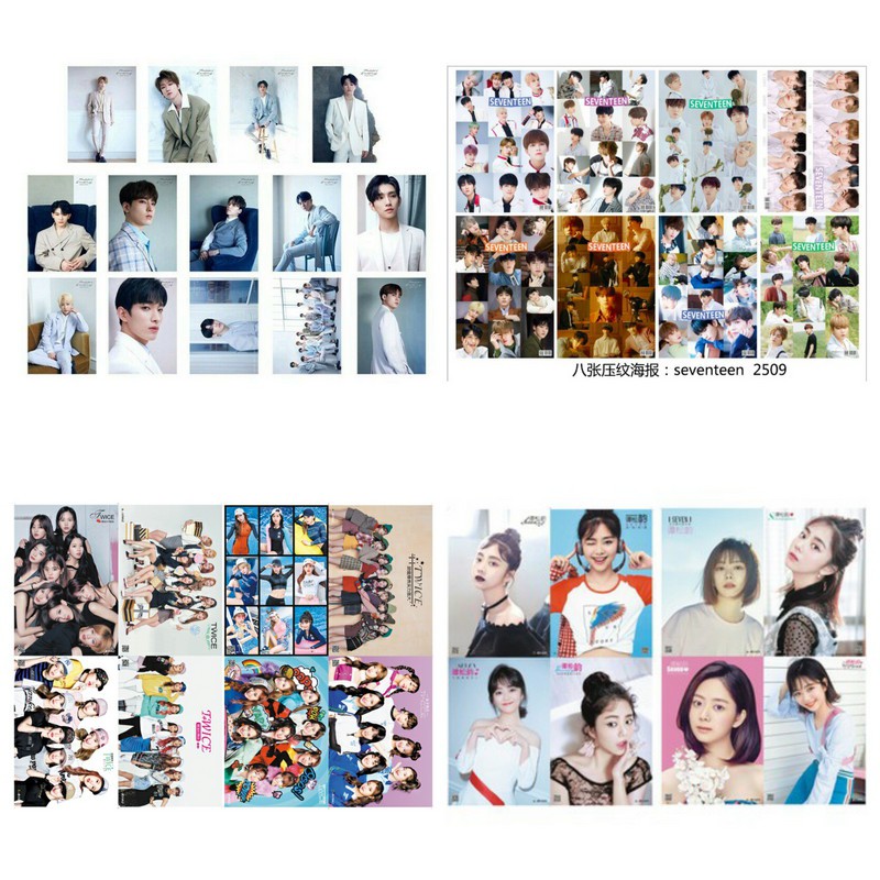 2 tấm poster A4 idol kpop in hình GOT7 TXT YOONA JOY ảnh đẹp nhiều mẫu
