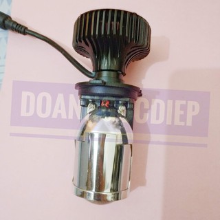 Đèn led bi cầu mini lắp mọi loại xe máy