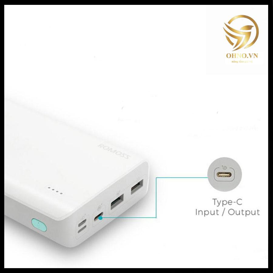 Pin Sạc Dự Phòng Điện Thoại Romoss Sense 8 30000mah Sạc Dự Phòng Mini Dung Lượng Lớn - OHNO Việt Nam