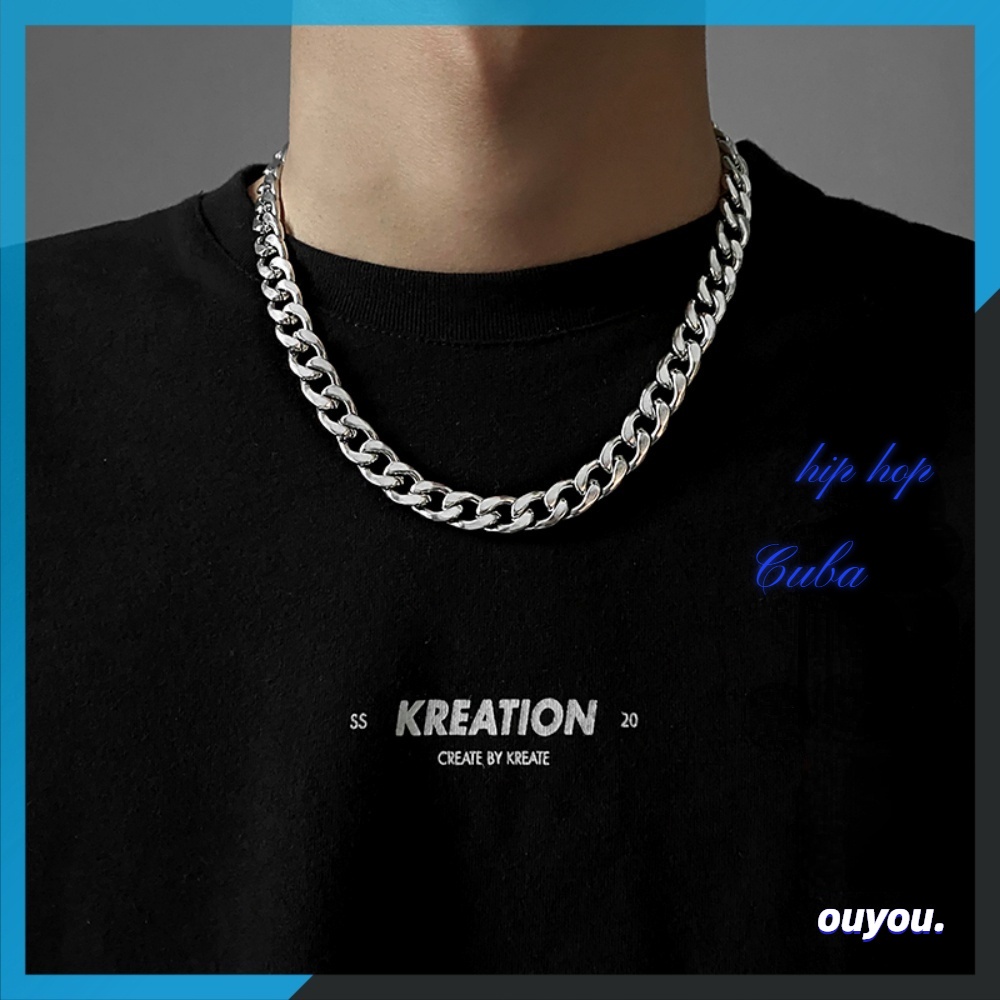 Vòng cổ Nam Bằng Thép Không Gỉ Oyou JP5