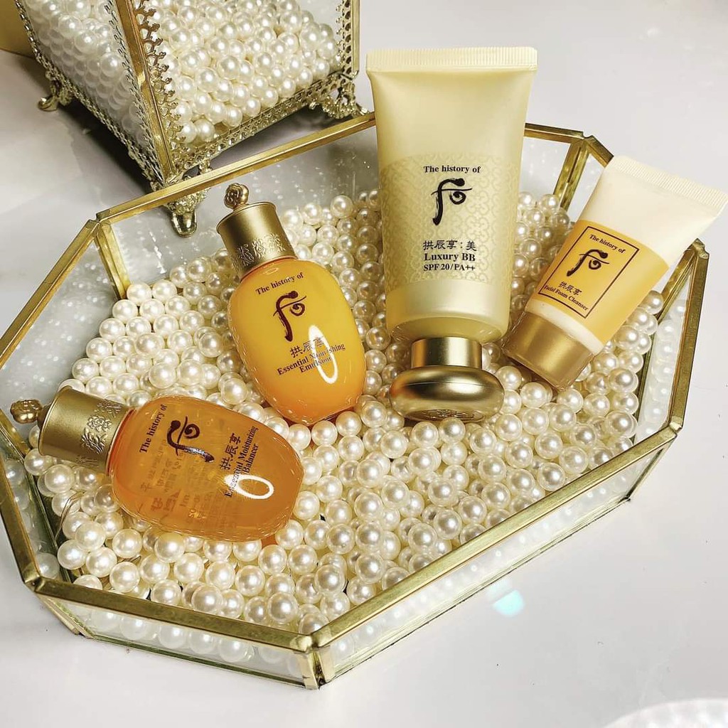 SET KEM Hàn Quốc BB WHOO VÀNG LUXURY BB CREAM SPF20+++