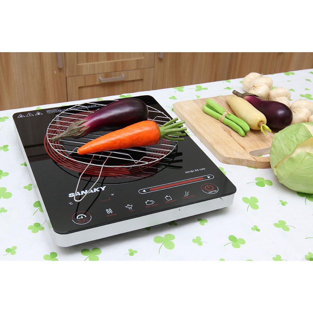 Bếp hồng ngoại đơn Sanaky SNK2102HG-công suất 2000W điều khiển cảm ứng-bảo hành 12 tháng toàn quốc