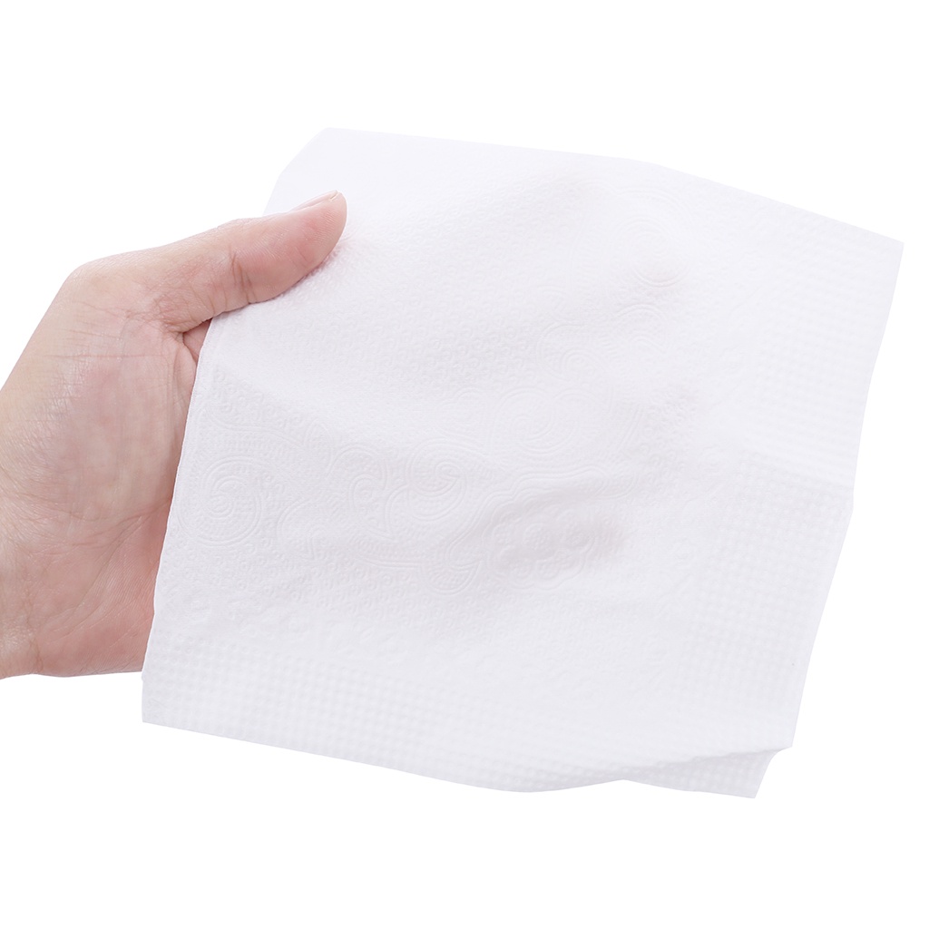 Khăn giấy ăn Silkwell gói vuông 100 tờ cao cấp siêu dai không bụi giấy