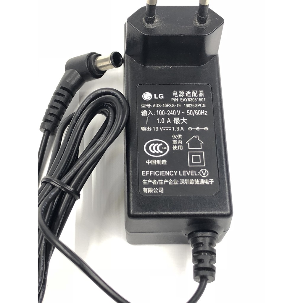 Adapter nguồn màn hình LG 19V 1.3A chính hãng