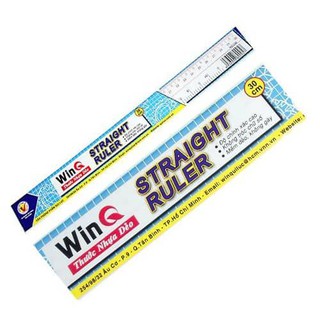 2 cây Thước kẻ/Thước dẻo Win 15cm/20cm/30cm (2 cây)