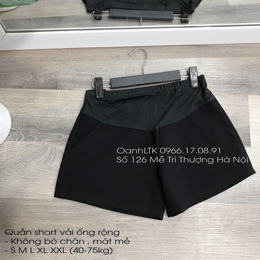 Quần Short Bầu BigSize Thoải Mái Tới 1O5kg
