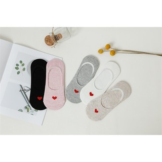 Combo 5 Đôi Vớ Nữ Bàn Hình Trái Tim