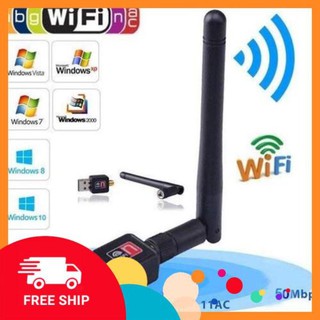 [FreeShip Toàn Quốc] USB thu Wifi 802.11 (có Anten) CHO MÁY TÍNH – chính hãng FB-LINK