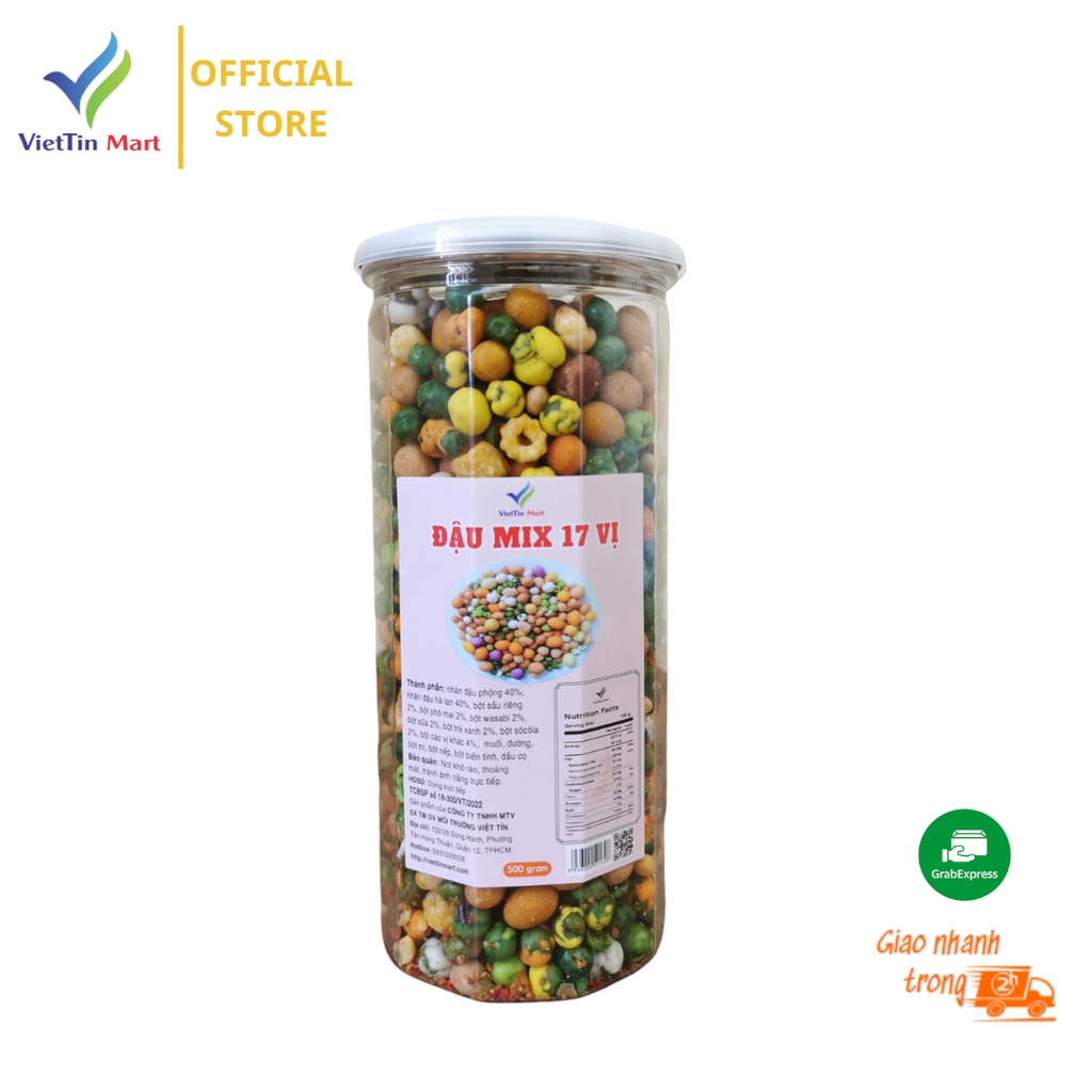 Đậu mix 17 vị Viettin Mart 500G