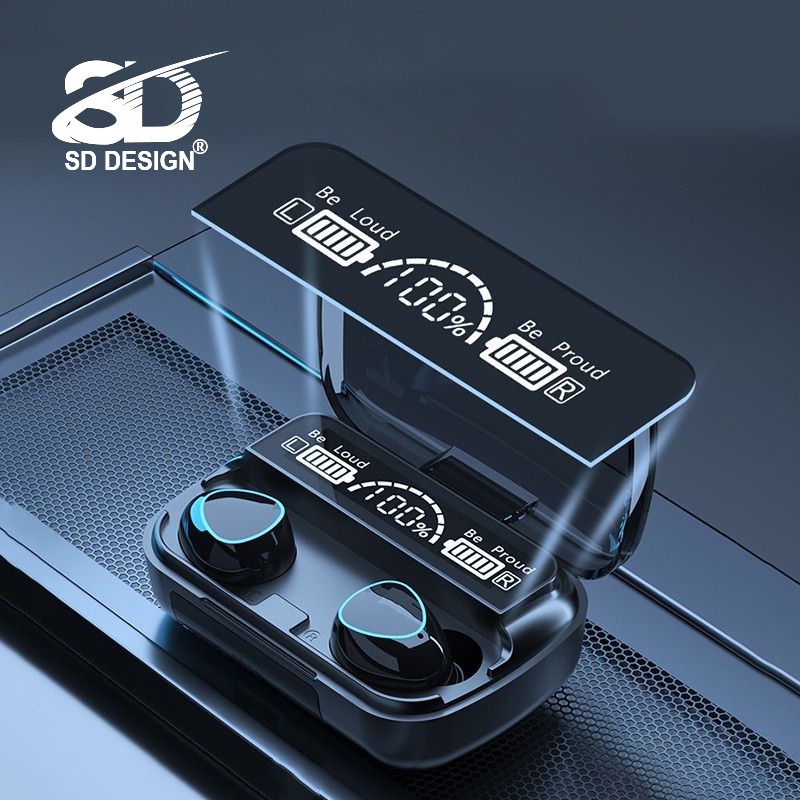 Tai Nghe Bluetooth M10, Nút Cảm Ứng, Màn Hình Led Gaming, Chống Nước Chống Ồn