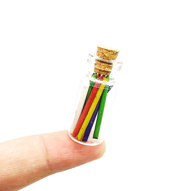 Bút Sáp Màu Tỉ Lệ 1 / 12 Trang Trí Nhà Búp Bê