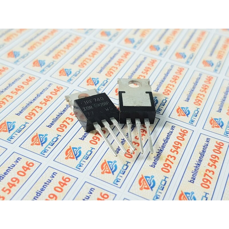 [Combo 5 chiếc] IRF740 Mosfet kênh N 10A 400V TO-220