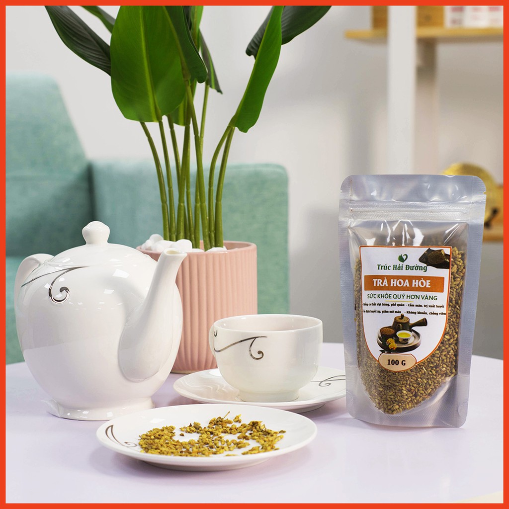 ✅Trà Thải Độc Hoa Hòe Giúp Thanh Nhiệt Phòng Mụn Nhọt_Giảm Mỡ Máu Ổn Định Huyết Áp 100g