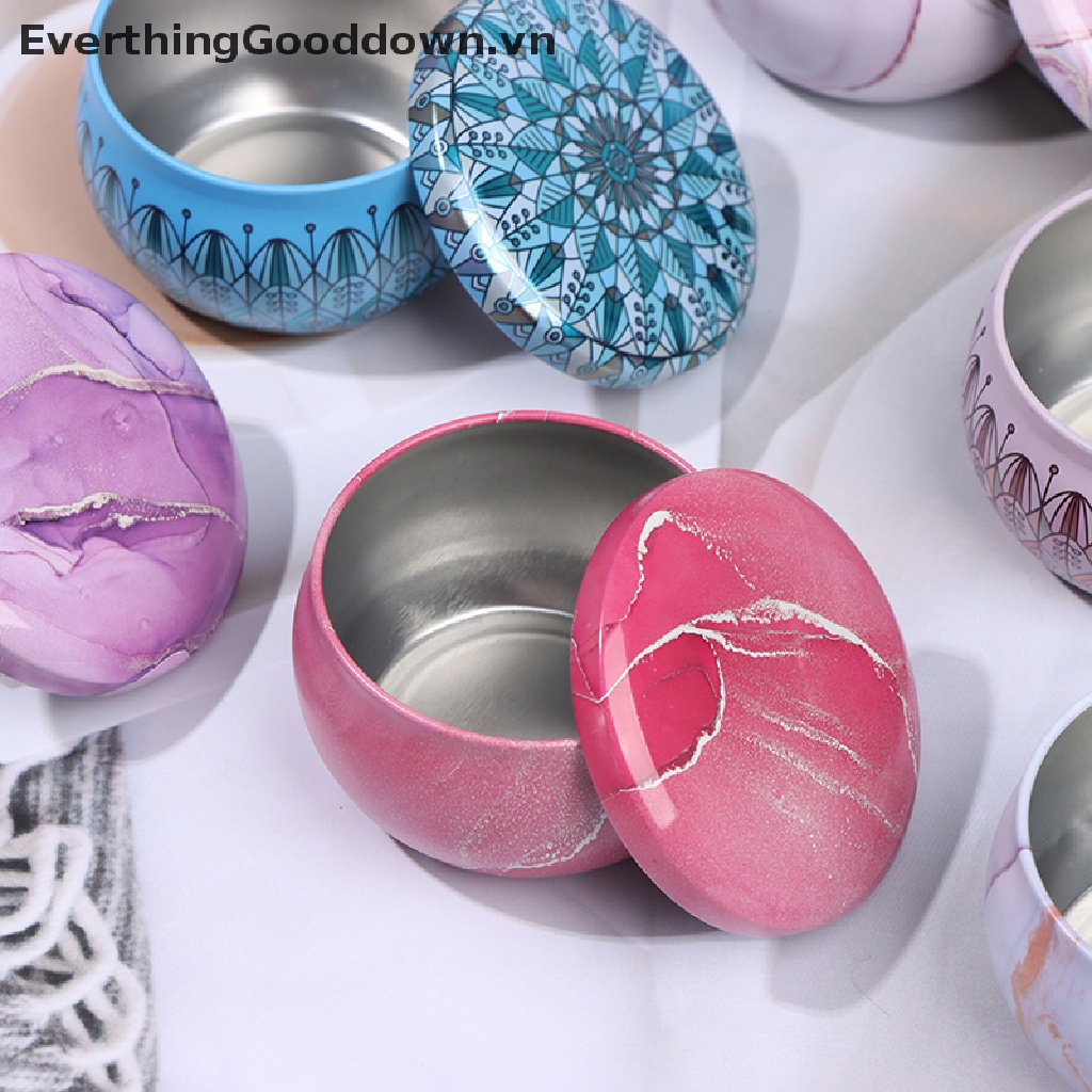 Everthinggood Hộp Thiếc Đựng Nến Khô Ngọt Ngào DIY